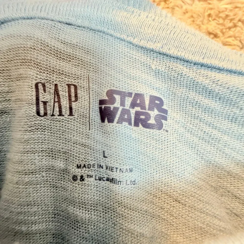 Star Wars Gap T Shirt Flippy Sequin R2D2 Long Sleeve Boys L Large 10